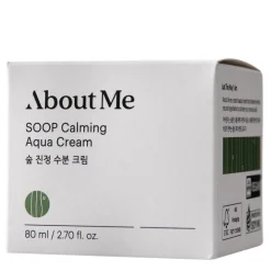About me - Soop Calming Aqua Cream - Nawilżająco-Łagodzący Krem do Twarzy z Wodą Cyprysową - 80ml