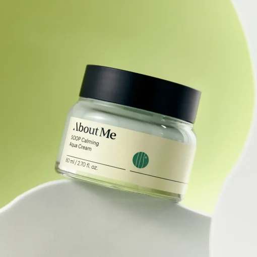 About me - Soop Calming Aqua Cream - Nawilżająco-Łagodzący Krem do Twarzy z Wodą Cyprysową - 80ml