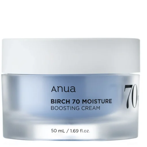 Anua - Birch 70 Moisture Boosting Cream - Nawilżający Krem z Sokiem z Brzozy - 50ml