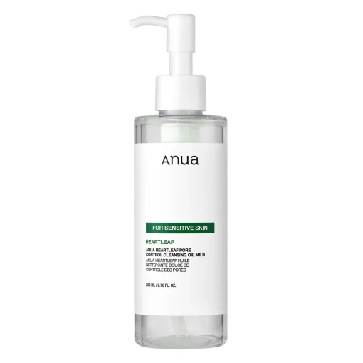 Anua - Heartleaf Pore Control Cleansing Oil Mild - Łagodny Olejek do Oczyszczania Twarzy - 200ml