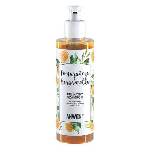 Anwen - Pomarańcza i Bergamotka - Szampon do Normalnej i Przetłuszczającej Się Skóry Głowy - 200ml