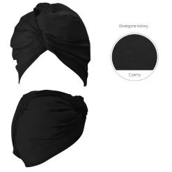 Anwen - Wrap It Up - Bawełniany Turban do Włosów - Czarny