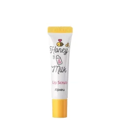 A'pieu - Honey & Milk Lip Scrub - Delikatny Peeling do ust z Miodem - 8ml