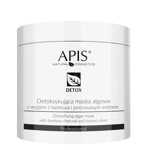 Apis - Detox - Detoksykująca Maska Algowa z Węglem z Bambusa i Jonizowanym Srebrem - 200g
