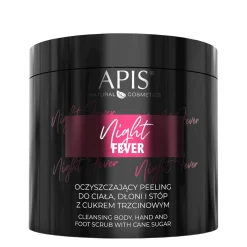 Apis - Night Fever - Oczyszczający Peeling do Ciała, Dłoni i Stóp z Cukrem Trzcinowym - 700g
