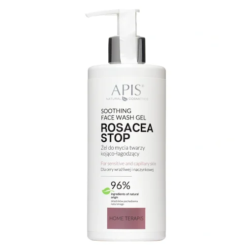 Apis - Rosacea-Stop - Kojąco-Łagodzący Żel do Mycia Twarzy - 300ml