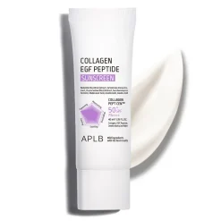 APLB - Collagen EGF Peptide Sunscreen SPF50+ PA++++ - Nawilżający Krem do Twarzy z Filtrem - 40ml