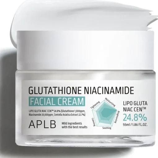 APLB - Glutathione Niacinamide Facial Cream - Rozjaśniający Krem do Twarzy - 55ml