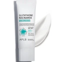 APLB - Glutathione Niacinamide Sunscreen SPF50+ PA++++ - Rozjaśniający Krem do Twarzy z Filtrem - 40ml