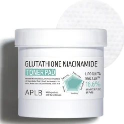 APLB - Glutathione Niacinamide Toner Pad - Rozjaśniające Płatki do Twarzy - 60szt/100ml