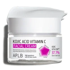 APLB - Kojic Acid Vitamin C Facial Cream - Rewitalizujący Krem do Twarzy - 55ml