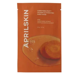 Aprilskin - Carrotene IPMP Calming & Hydrating Sheet Mask - Kojąca Maska w Płachcie do Twarzy - 1szt/20g