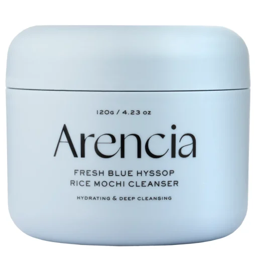 Arencia - Fresh Blue Hyssop Rice Mochi Cleanser - Nawilżająca Pasta do Oczyszczania Twarzy - 120g