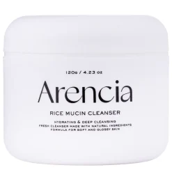 Arencia - Rice Mucin Cleanser - Rozjaśniająco-Nawilżająca Pasta do Mycia Twarzy - 120g