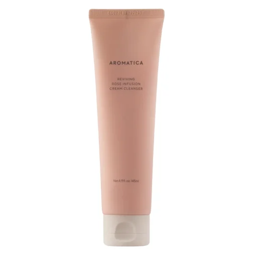 Aromatica - Reviving Rose Infuison Cream Cleanser - Kremowy Żel Różany do Mycia Twarzy - 145ml