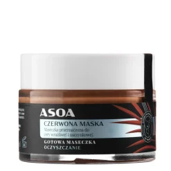 Asoa - Gotowa Maseczka do Twarzy - Czerwona Glinka - 50ml