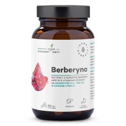 Aura Herbals - Berberyna 490 mg HCL Berberis Aristata - Kapsułki - 60szt