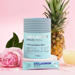 Aura Herbals - Colladrop Beauty Kolagen HMGTM 10000 mg - Saszetki - Ananas - 30szt