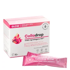 Aura Herbals - Colladrop Glow Kolagen Morski 5000 mg - Saszetki - 30szt