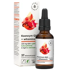 Aura Herbals - Koenzym Q10 + Witamina E - Krople - 30ml