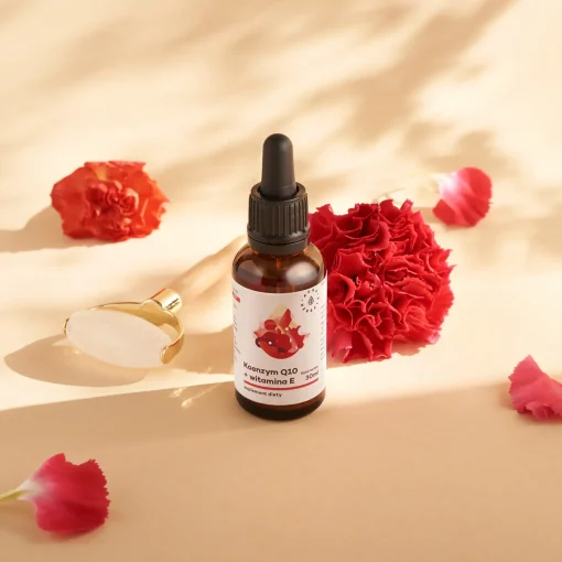 Aura Herbals - Koenzym Q10 + Witamina E - Krople - 30ml