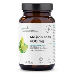 Aura Herbals - Maślan Sodu Mikrokapsułkowany 600 mg - Kapsułki - 90szt