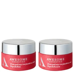 Awesome Cosmetics -  Pepti&Rise i Pepti&Renew - Krem pod Oczy i na Powieki Dzień / Noc - 2x10ml