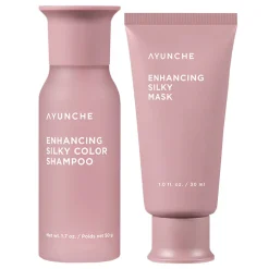 Ayunche - Enhancing Silky Mini Kit - Zestaw Odżywczo-Nawilżających Produktów do Włosów - Mini - 50g+30ml