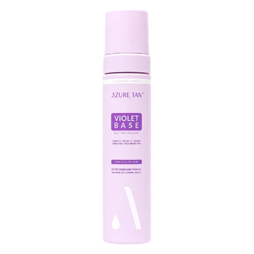Azure Tan - Self Tan Mousse Violet Base - Samoopalająca Pianka do Ciała - Dark to Ultra Dark - 200ml