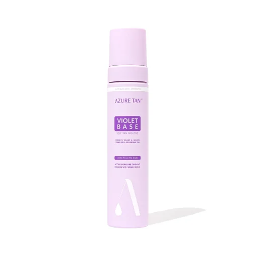 Azure Tan - Self Tan Mousse Violet Base - Samoopalająca Pianka do Ciała - Dark to Ultra Dark - 200ml