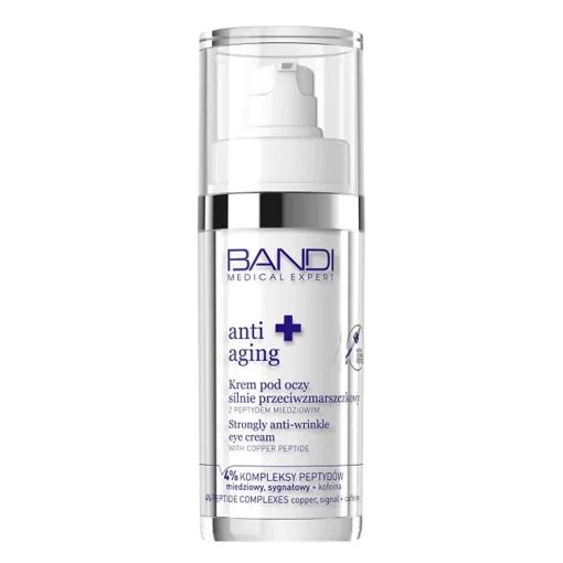 Bandi - Medical Expert Anti-Aging - Krem pod Oczy Silnie Przeciwzmarszczkowy z Peptydem Miedziowym - 30ml