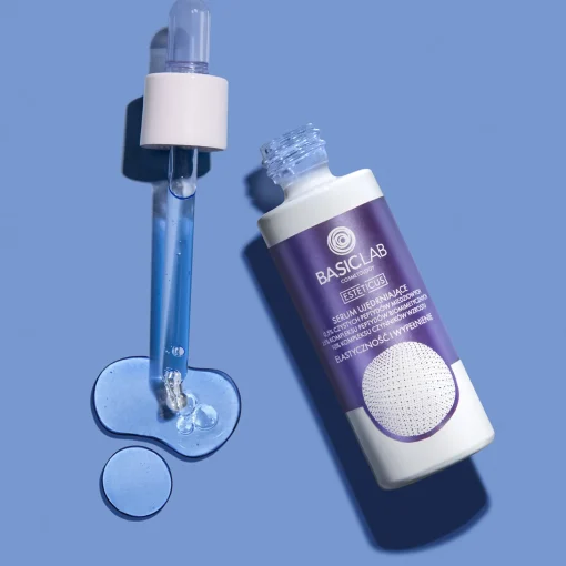 BasicLab - Elastyczność i Wypełnienie - Serum Ujędrniające 0,5% Peptydów Miedziowych - 30 ml