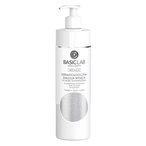 BasicLab - Micellis - Dermatologiczna Emulsja Myjąca do Skóry Ultrawrażliwej - 300ml