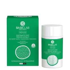 BasicLab - Micellis - Enzymatyczny Peeling Myjący do Skóry Tłustej, Trądzikowej i Wrażliwej - 35g