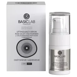 BasicLab - Odżywienie i Ujędrnienie - Liftingujące Serum Pod Oczy i Na Powieki - 15ml