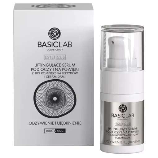 BasicLab - Odżywienie i Ujędrnienie - Liftingujące Serum Pod Oczy i Na Powieki - 15ml