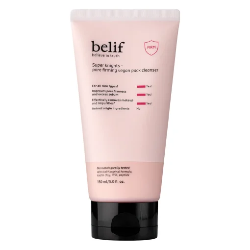 Belif - Super Knights Pore FIrming Vegan Pack Cleanser - Oczyszczająca Pianka do Twarzy - 150ml