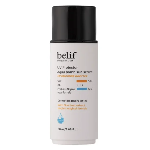 Belif - UV Protector Aqua Bomb Sun Serum SPF50+ PA++++ - Nawilżający Krem z Filtrem do Twarzy - 50ml