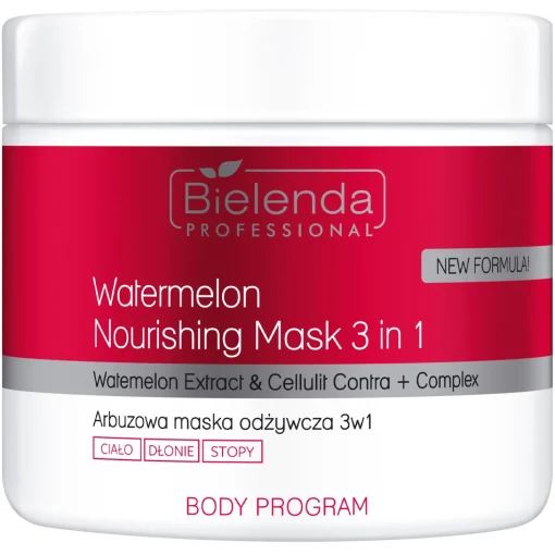 Bielenda Professional - Body Program - Arbuzowa Maska Odżywcza 3 w 1 - 600ml
