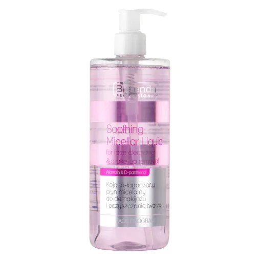 Bielenda Professional - Soothing Micellar Liquid - Kojąco-Łagodzący Płyn Micelarny do Demakijażu i Oczyszczania Twarzy - 500ml