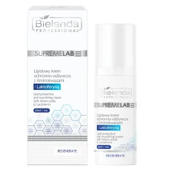 Bielenda Professional - Supremelab - Lipidowy Krem Ochronno-Odżywczy z Aminokwasami i Laktoferyną - 50ml