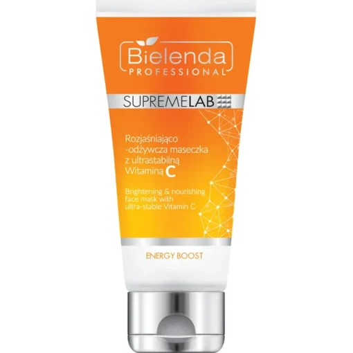 Bielenda Professional - Supremelab - Energy Boost - Brightening & Nourishing Face Mask with Ultra-Stable Vitamin C - Rozjaśniająco-Odżywcza Maseczka z Ultrastabilną Witaminą C - 70ml