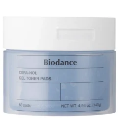 Biodance - Cera-nol Gel Toner Pads - Żelowe Płatki Nawilżające do Twarzy - 60szt