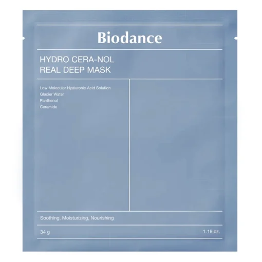 Biodance - Hydro Cera-nol Real Deep Mask - Nawilżająca Maska Kolagenowa do Twarzy - 1szt/34g