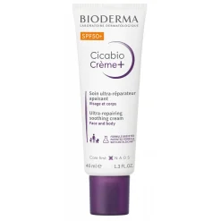 Bioderma - Cicabio Crème+ SPF50+ - Krem ​​Naprawczy Zapobiegający Przebarwieniom - 40ml