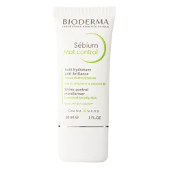 Bioderma - Sebium Mat Control - Matujący Krem Nawilżający do Skóry Mieszanej i Tłustej - 30ml