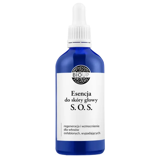 Bioup - Esencja do Skóry Głowy S.O.S. - Regeneracja i Wzmocnienie dla Włosów Osłabionych i Wypadających - 100ml