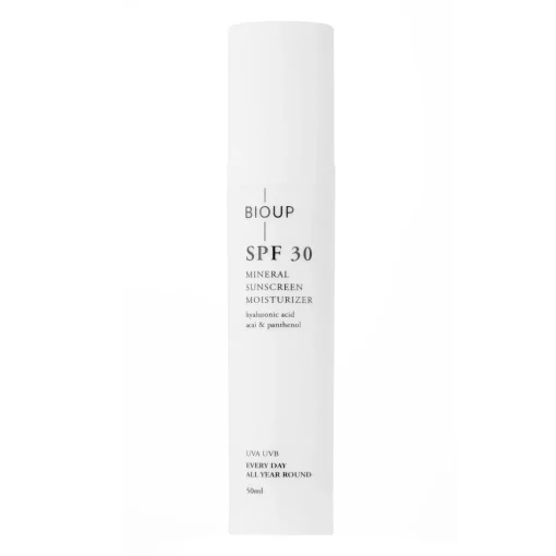 Bioup - Krem Nawilżający z Filtrem Mineralnym z SPF30 - 50ml