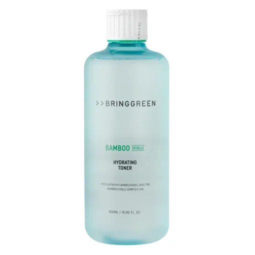 Bring Green - Bamboo Hyalu Hydrating Toner Jumbo - Tonik do Twarzy z Sokiem z Bambusa - 500ml