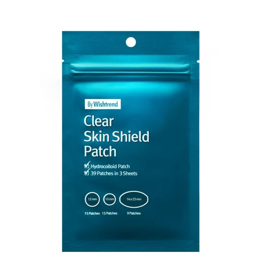 By Wishtrend - Clear Skin Shield Patch - Hydrokoloidowe Plasterki na Niedoskonałości - 39szt.